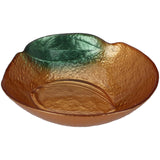 Home styling schaal glas fruitvorm ã˜15cm 3 assorti