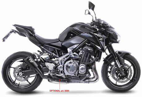 Leovince geluiddemper sbk lv-10 full black schalld leo slipon lv-10 sw