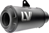 Leovince geluiddemper sbk lv-10 full black schalld leo slipon lv-10 sw