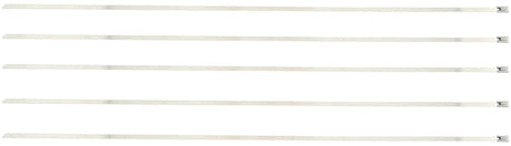 Silent sport kabelbinder stainless steel cable tie 520mm 5st.