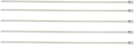 Silent sport kabelbinder stainless steel cable tie 300mm 5pcs.