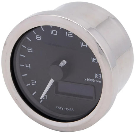 Daytona toerenteller velona 60 rpm velona,sw led-blue 18000 rpm