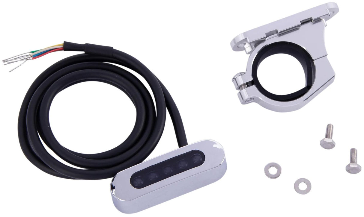 Daytona controlelamp unit alpha indicator light unit alpha chrom
