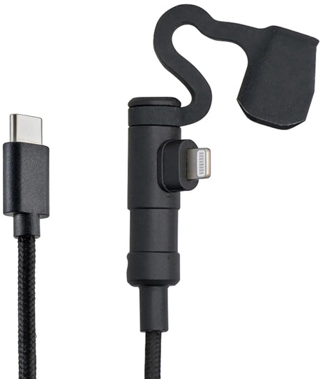 Daytona usb-oplaadkabel motorrad usb-cable type-c to light sw 20cm
