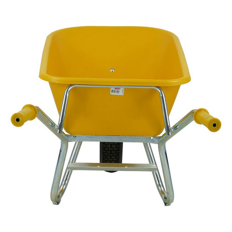 Fort producten kruiwagen 100l geel type pe100