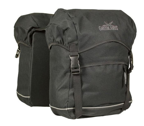Greenlands tas dubbel travel groot 4544 50l. zwart