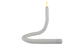 Kaars flex wit glad siliconen 41cm 1xaaa excl. batterij