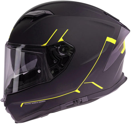 Spec-x integralhelm sx-82.03 r2 stinger helmet sx-82.03 r2 sw matt neon yellow xs pi