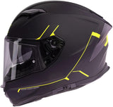 Spec-x integralhelm sx-82.03 r2 stinger helmet sx-82.03 r2 bw matt neon yellow l pin