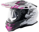 Spec-x endurohelm sx-62.01 r1 stinger adv helmet spac-x sx-62.01 r1 stinger adv s white pink