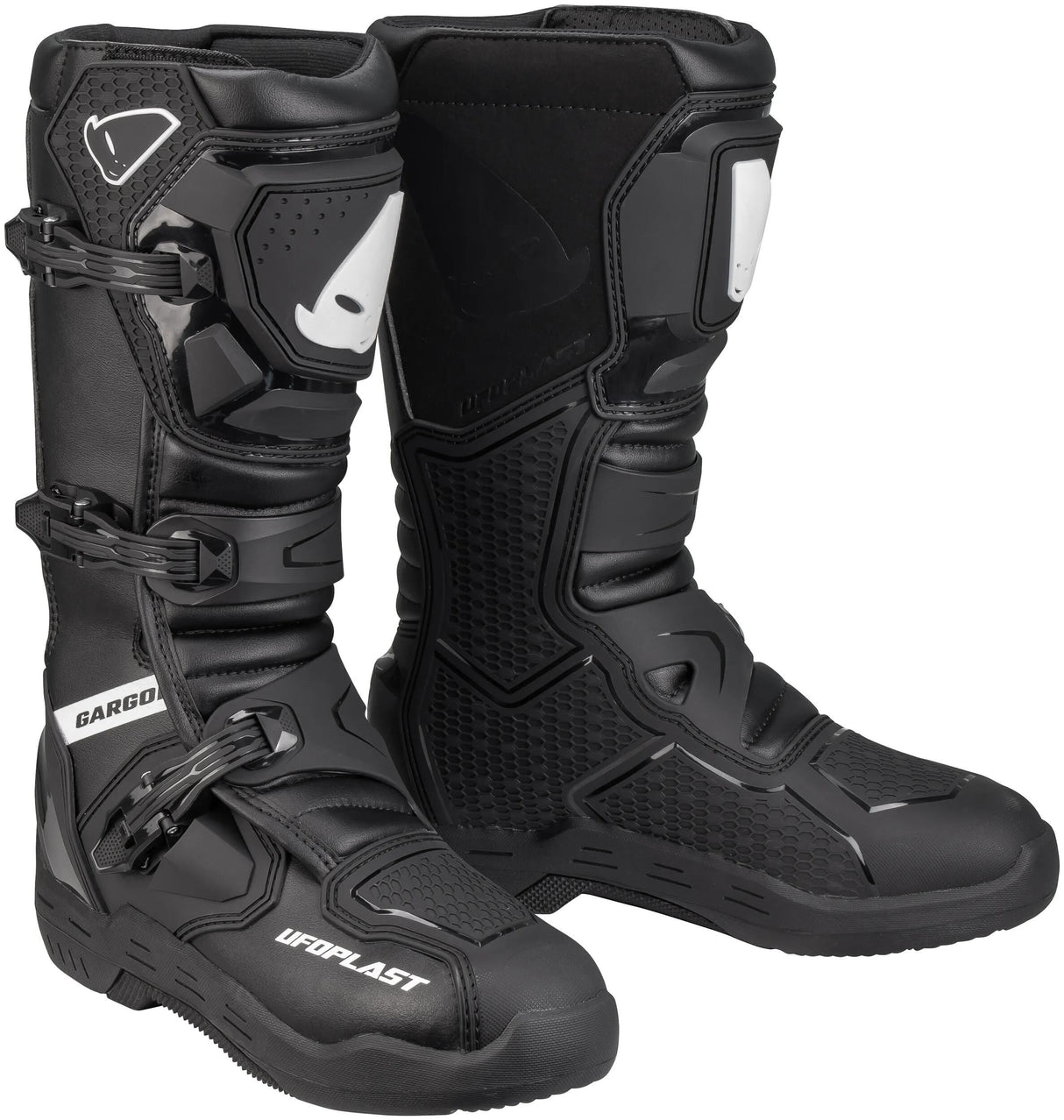 Ufo plast laarzen gargor boots ufo gargor black white gr. 46