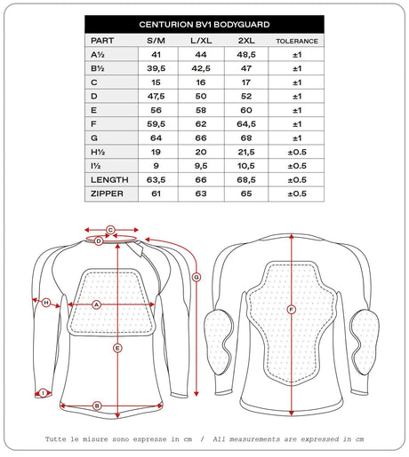 Ufo plast protektorenhemd centurion bv1 protector shirt ufo bv1 centurion black s m
