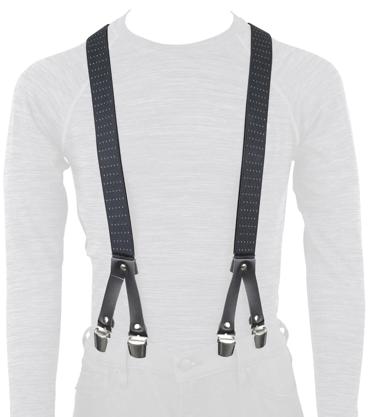Oxford bretels trouser braces riggers chic black