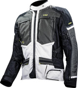 Ls2 jas norway jacket norway man black grey yellow m