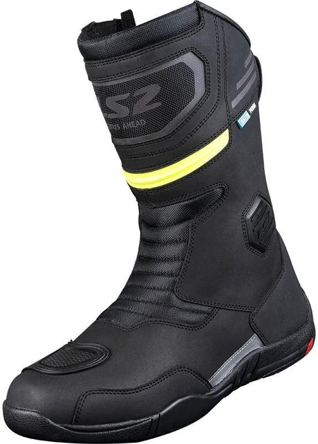 Ls2 stiefel goby man boots goby man wp black h-v yellow 45