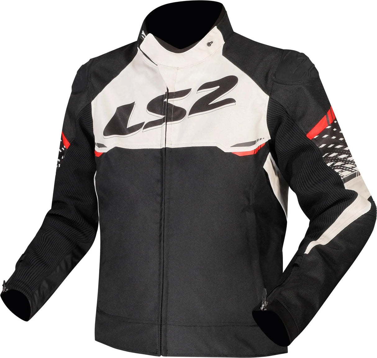 Ls2 jacke apex jacket apex men black white red size m