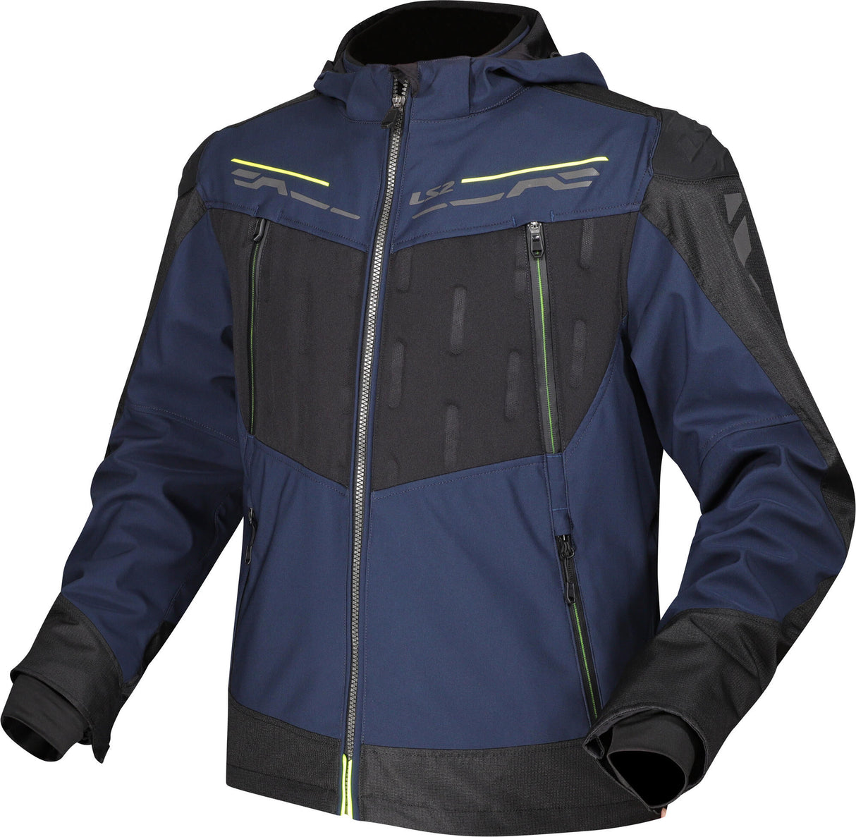 Ls2 jas zirconium jacket zirconium herr blue black neon yellow xx