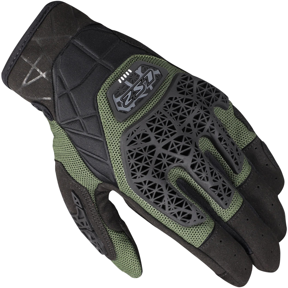 Ls2 handschuh all terrain ii man glove all terrain ii mens black green m