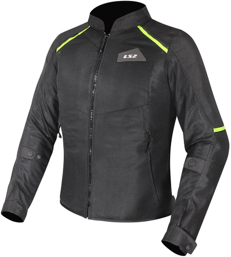 Ls2 jacke breeze lady jacket breeze ladies black yellow gr. s