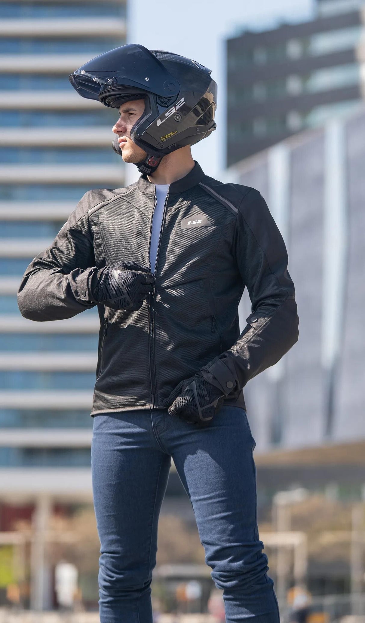 Ls2 jacke breeze man jacket breeze men black gr. m