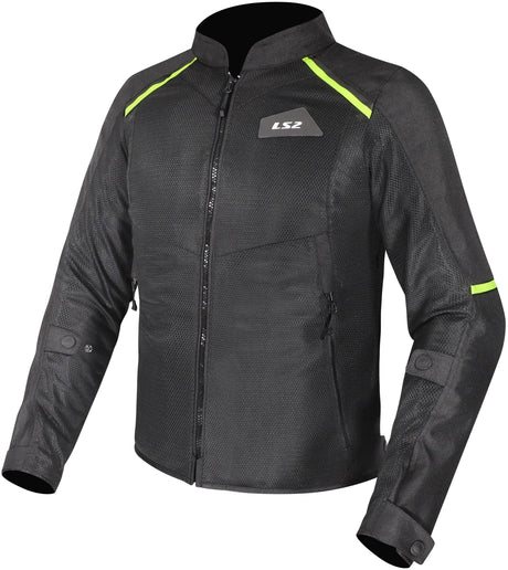 Ls2 jacke breeze man jacket breeze men black yellow gr. 3xl
