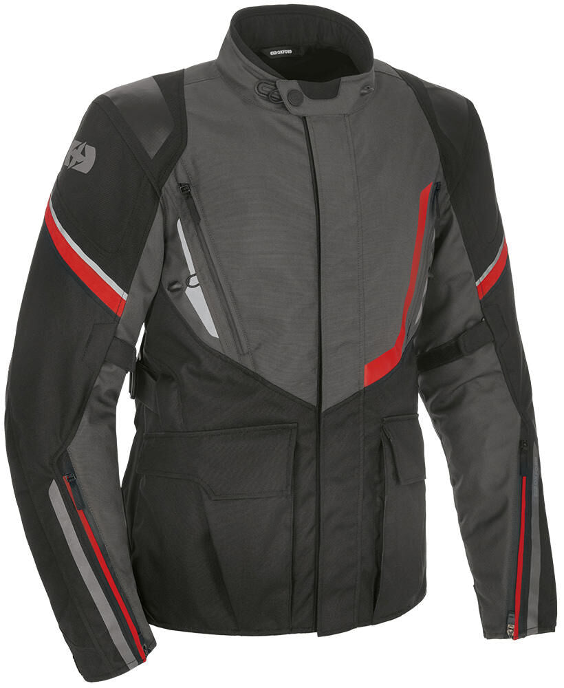 Oxford montreal 4.0 jas jacket montreal 4. black grey red size m