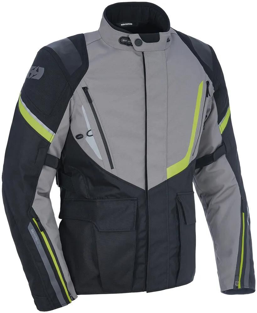 Oxford jas montreal 4.0 jacket montreal 4. black grey yellow size 5x