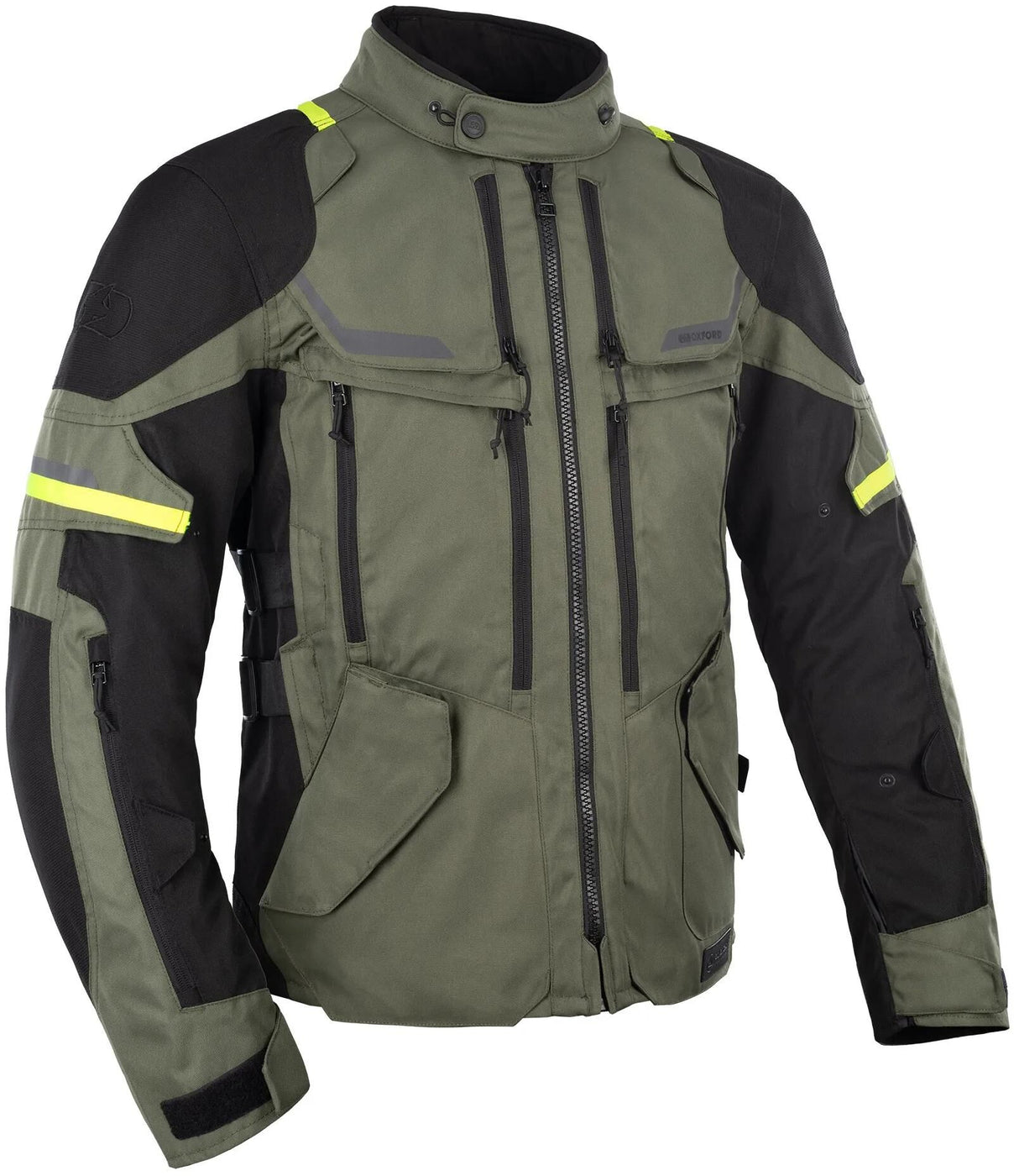 Oxford jas rockland jacket rockland brown bw yellow gr. l