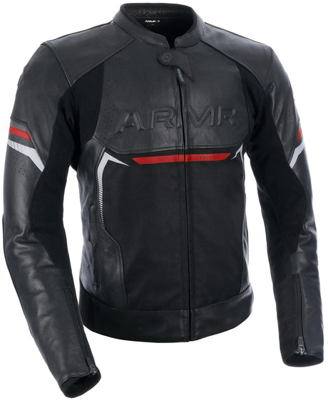 Armr lederjacke raiden 3.0 leather jacket raide 3.0 ms black red gr. xl