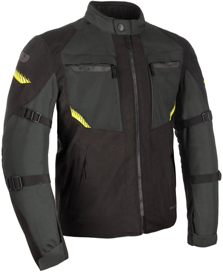 Oxford jacke toronto 1.0 jacket toronto 1.0 d2d ms black green fluo l