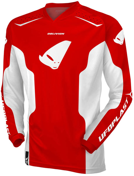 Ufo plast jersey mx oblivion mx jersey ufo oblivion red white gr. m