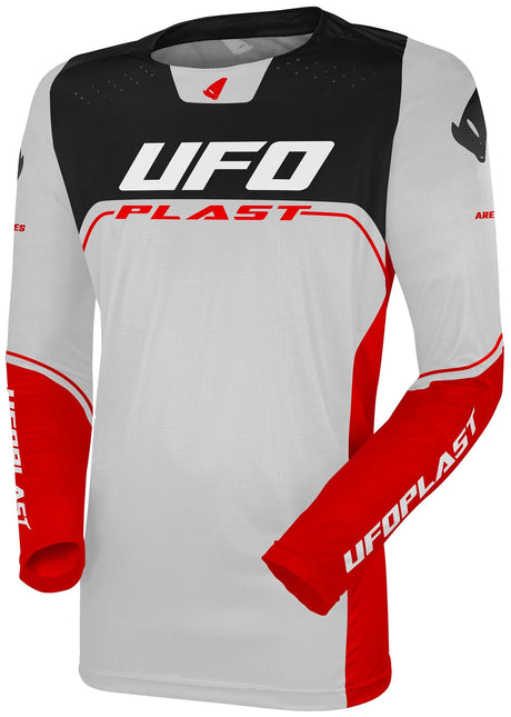 Ufo plast jersey ares kids children's jersey ufo are gray rot gr. xxs