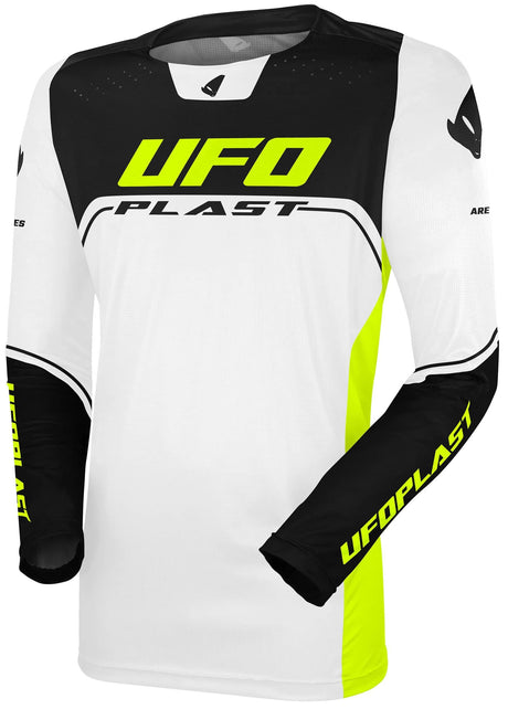 Ufo plast jersey ares kids children's jersey ufo are white black size xs