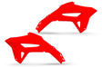 Ufo plast radiateurafdekking radiator covers ufo honda red