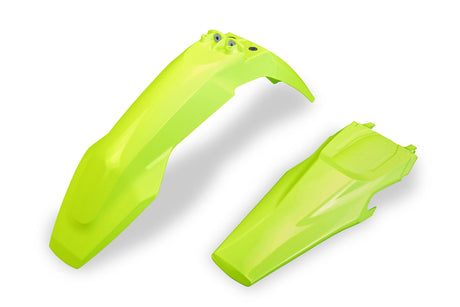 Ufo plast kotflügelsatz mudguard set ufo husqvarna yellow