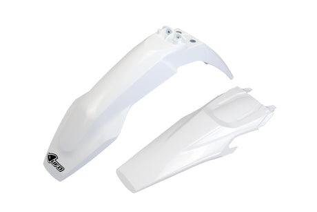 Ufo plast kotflügelsatz mudguard set ufo husqvarna oem white