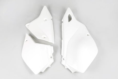 Ufo plast seitenverkleidung side covers ufo kawasaki white