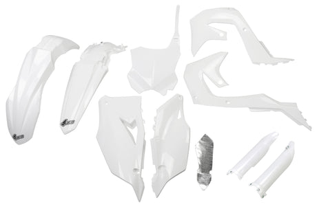Ufo plast verkleidungssatz trim kit ufo kawasaki white
