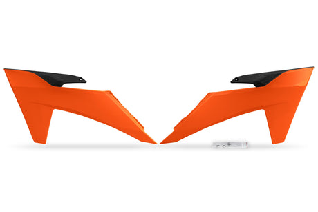 Ufo plast kühlerabdeckung radiator covers ufo ktm orange
