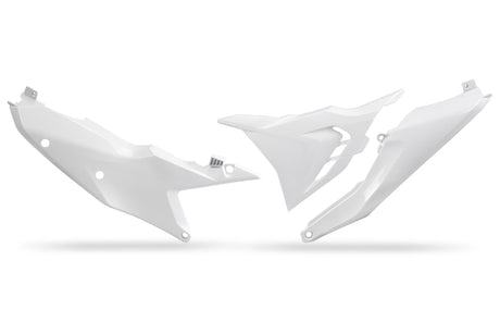 Ufo plast seitenverkleidung side covers ufo ktm white