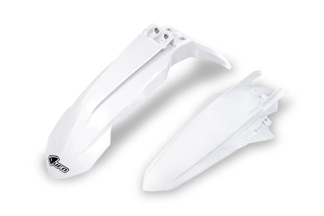 Ufo plast kotflügelsatz mudguard set ufo ktm white
