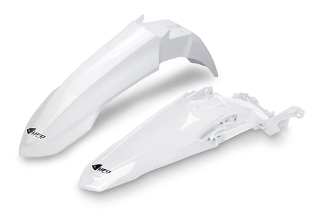 Ufo plast kotflügelsatz mudguard set ufo yamaha white