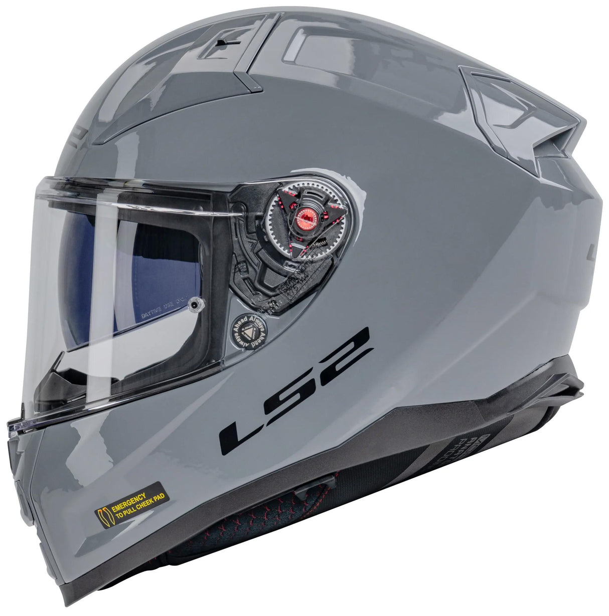 Ls2 integraalhelm ff811 vector ii solid helmet vector ii gray gr. xl