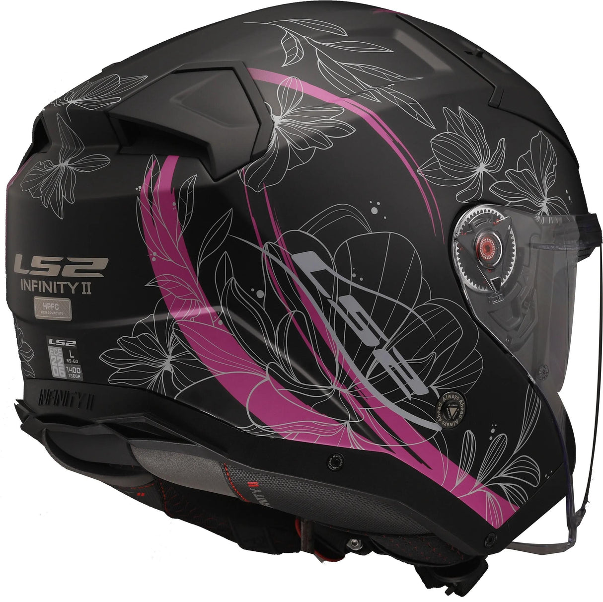 Ls2 jethelm of603 infinity ii lotus helmet infinity ii lotus sw rs matt gr. xs