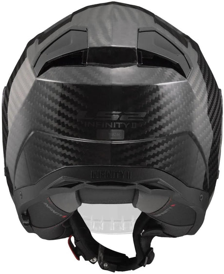 Ls2 jethelm of603 infinity ii carbon solid helmet infinity ii carbon black gr. xs