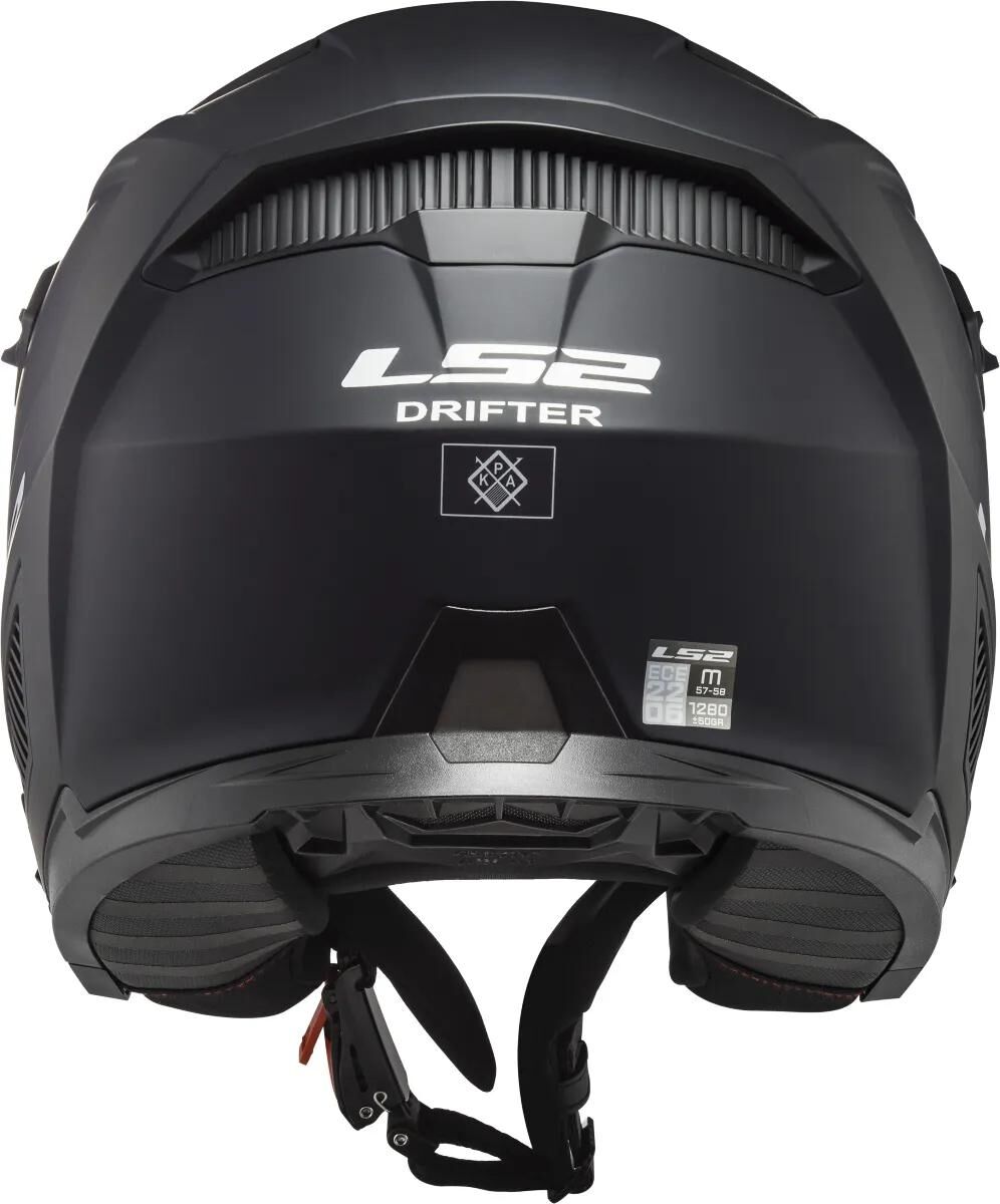 Ls2 modulaire helm of606 drifter solid helmet drifter black matt gr. m