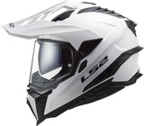 Ls2 endurohelm mx701 explorer solid helmet explorer white gr. m