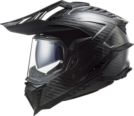 Ls2 endurohelm mx701 explorer carbon solid helmet explorer carbo black gr. l