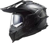 Ls2 endurohelm mx701 explorer carbon solid helmet explorer carbo black gr. xl