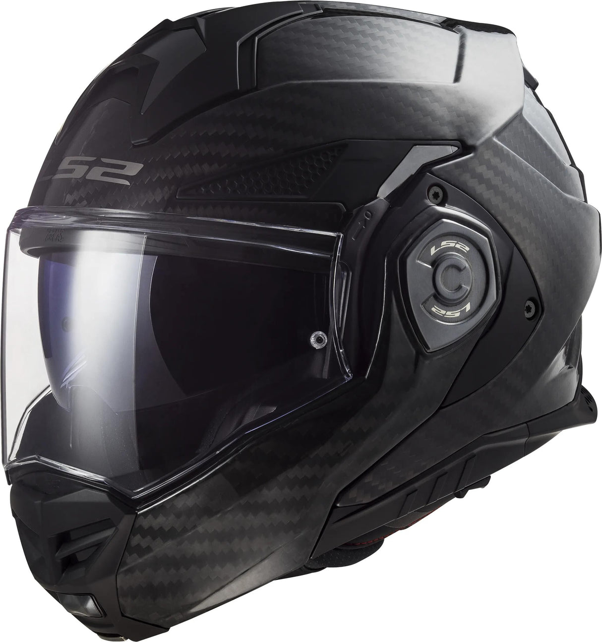 Ls2 opklaphelm ff901 advant x carbon solid helmet advant x carbo black gr. 3xl